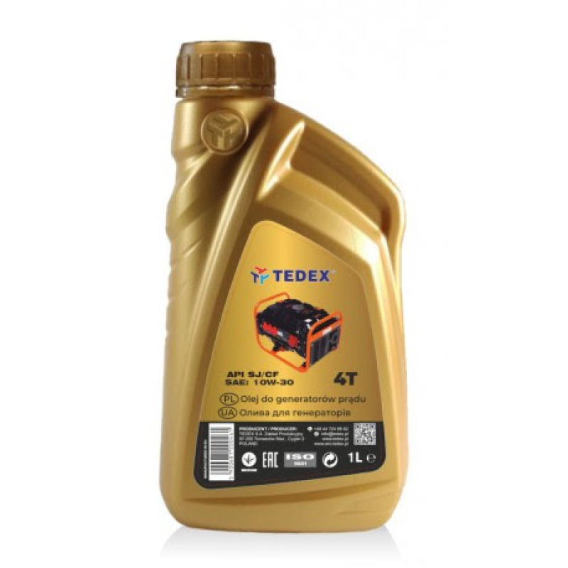 TEDEX OLEJ DO GENERATOROW 10W30 (олива мотор. напівсинт.) 1L