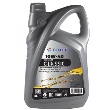 TEDEX RUNNER CLASSIC SJ/CF-4 10W40 (олива мотор.напівсинт.) 1 L										