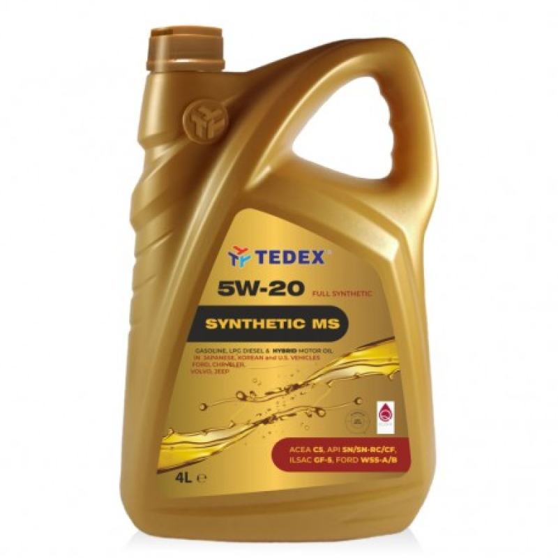 Олива мотор.синт TEDEX SYNTHETIC (MS) MOTOR OIL  5W20 - 4L