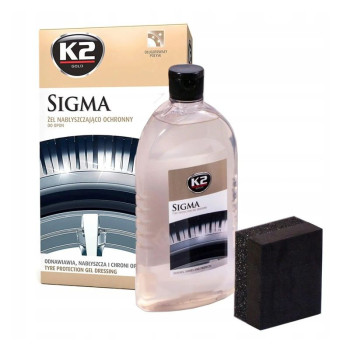 Гель для полірування та догляду за шинами/ K2 GOLD SIGMA 500ML
