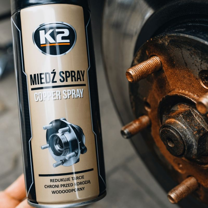 Засіб для змащення (мідна змазка) /K2 PRO COPPER SPRAY 400ML W122