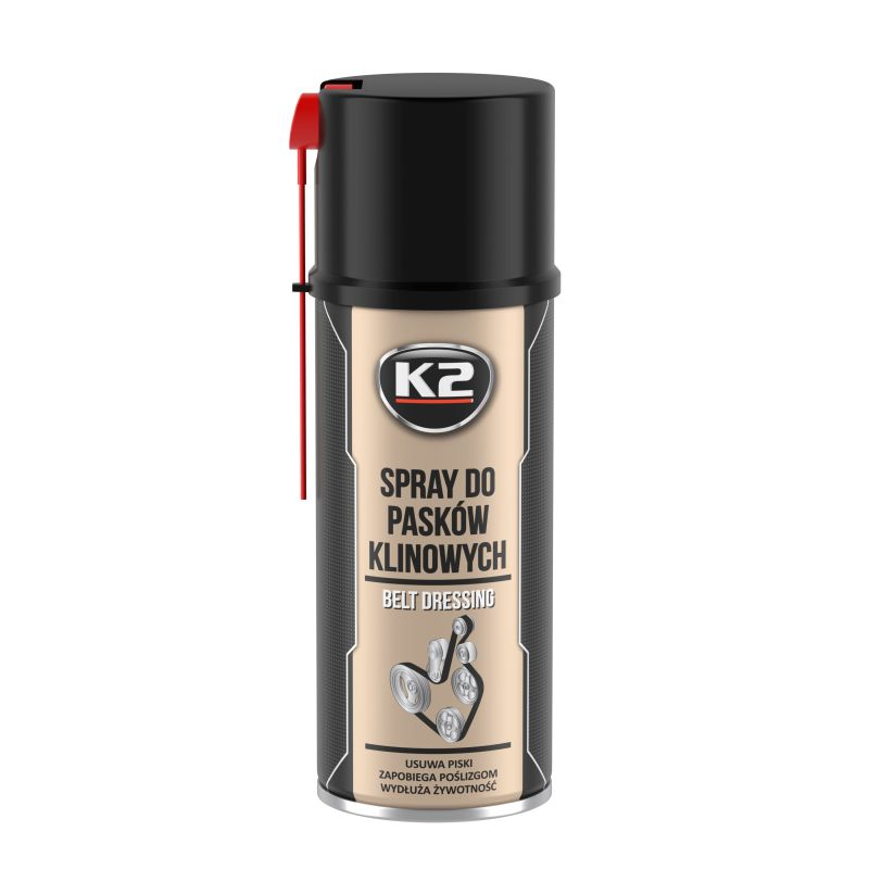 Засіб для змащення клинових ременів /K2  PRO BELT DRESSING 400ML W126
