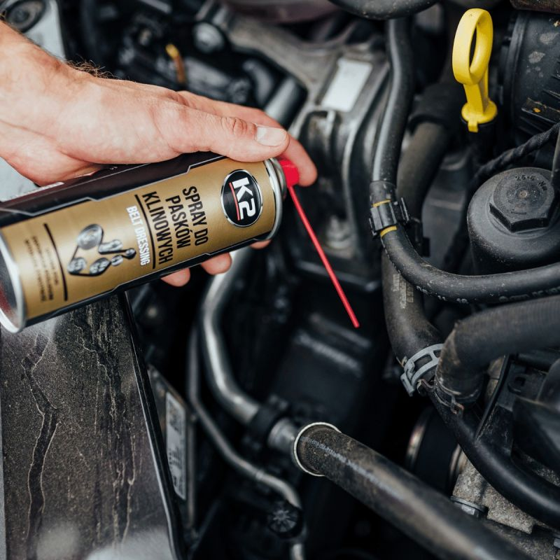 Засіб для змащення клинових ременів /K2  PRO BELT DRESSING 400ML W126