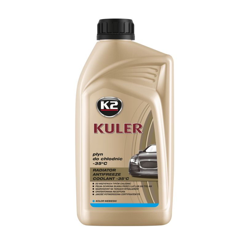Антифриз (блакитний) /K2 TURBO KULER -35C 1L BLUE G11 T201N