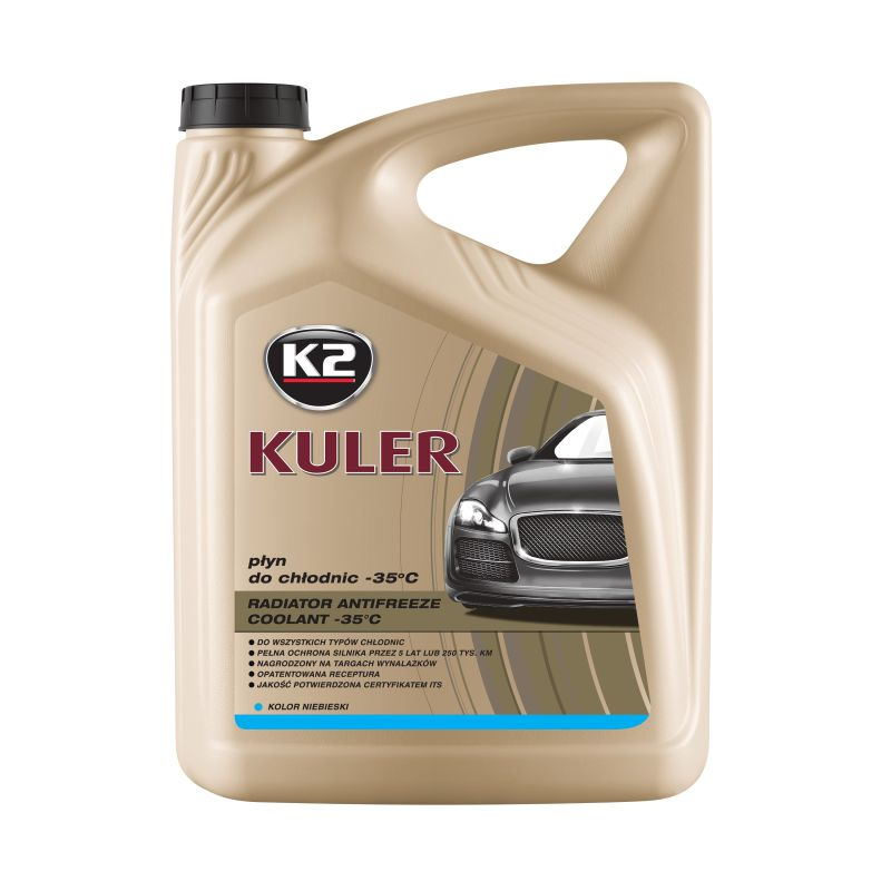 Антифриз (блакитний) /K2 TURBO KULER -35C 5L BLUE G11 T205N