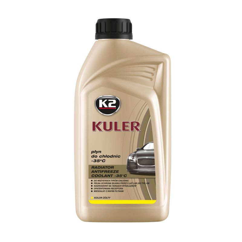 Антифриз (жовтий) / K2 TURBO KULER -35C 1L YELLOW