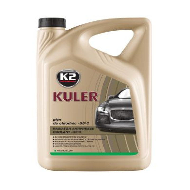 Антифриз (зелений) / K2 TURBO KULER -35C 5L GREEN T205Z