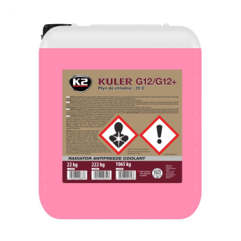 Антифриз (червоний) /K2 TURBO KULER LONG LIFE -35C 22KG RED