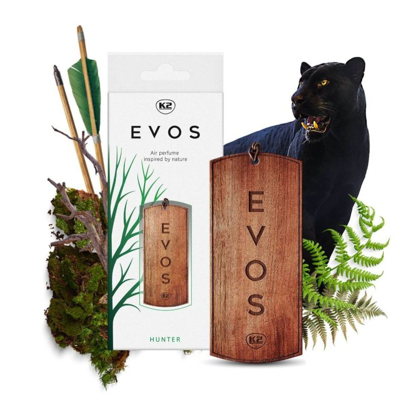 Сухий автомобільний ароматизатор (освіжувач) повітря "мисливець"/K2 EVOS HUNTER