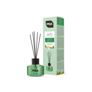 Аромадифузор з паличками "зелений подих" / ERLA HOME SATO HOME  PERFUME GREEN BREATH 50ML