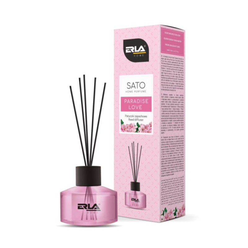 Аромадифузор з паличками "райська любов" / ERLA HOME SATO HOME PERFUME PARADISE LOVE 50ML