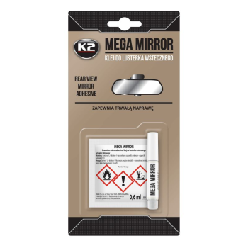 Клей для дзеркала заднього огляду / K2 BOND MEGA MIRROR (0,6+0,5ML) B110