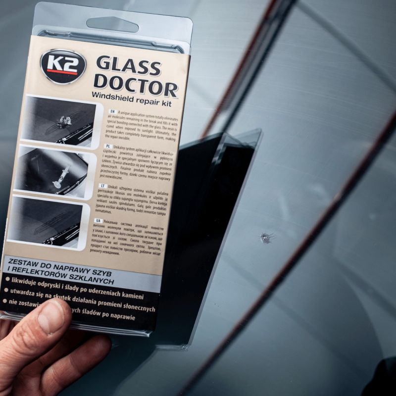 Набір для ремонту вітрового скла та фар / K2 BOND GLASS DOCTOR 0,8ML B350