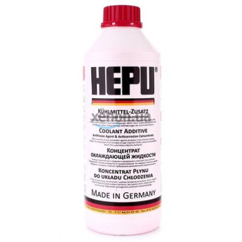 Концентрат охолоджуючої рідини HEPU P999G12 червон. 1.5 л.