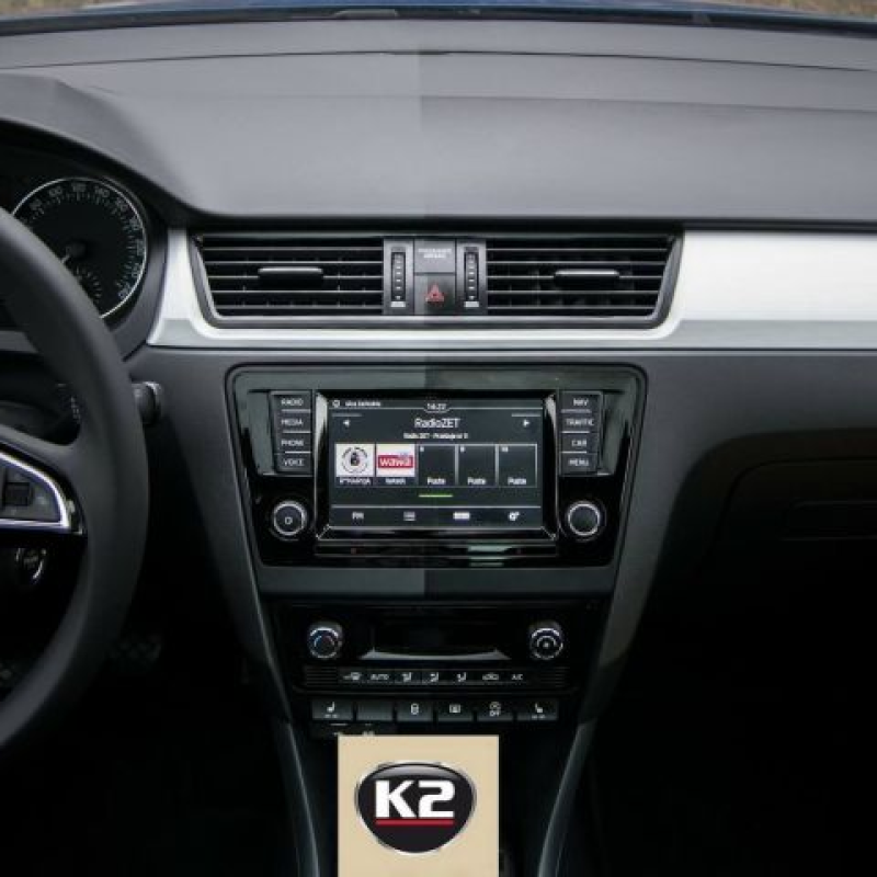 Гель для догляду за панеллю приладів з аплікатором та мікрофіброю  /K2 GOLD OMEGA 500ML