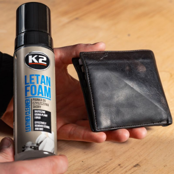 Пінка для глибокого очищення шкіряної оббивки автомобіля/K2 LETAN FOAM 200ML