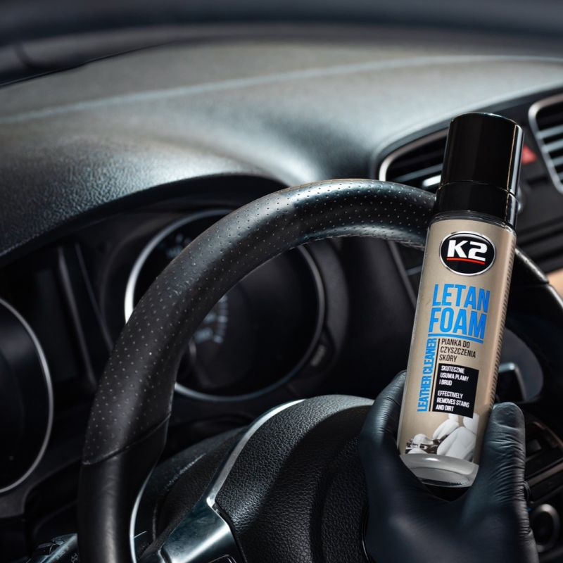 Пінка для глибокого очищення шкіряної оббивки автомобіля/K2 LETAN FOAM 200ML