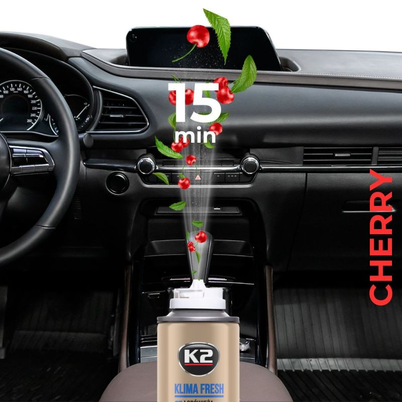 Ароматизатор (освіжувач) системи кондиціонування "вишня"/ K2 PERFECT KLIMA FRESH 150ML CHERRY K222CH